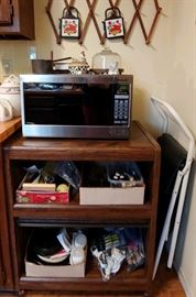 Microwave, Kitchen Cart, Step Ladder, Trivets & More