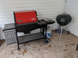 Weber grill and Weber BBQ Pit
