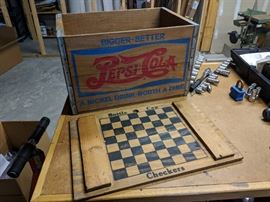 Pepsi cola vintage crate