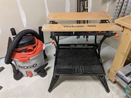 shop vac work bench