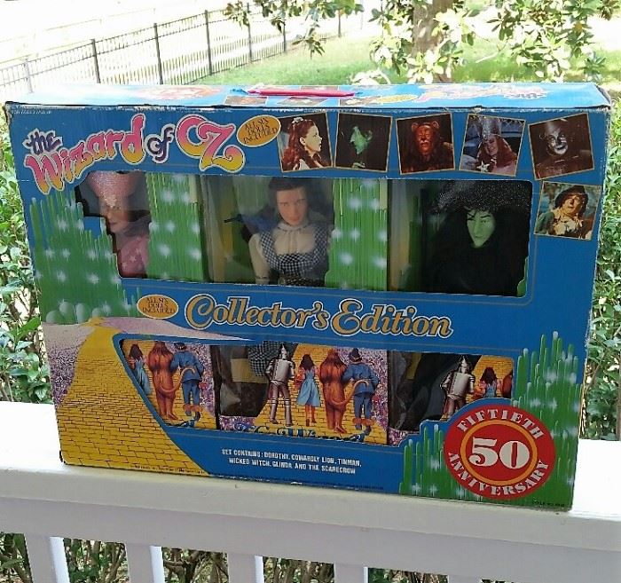 Wizard of Oz 50th Anniversary Dolls - never removed from box.  