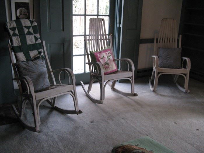       Reproduction Hickory Style Bentwood Rockers
