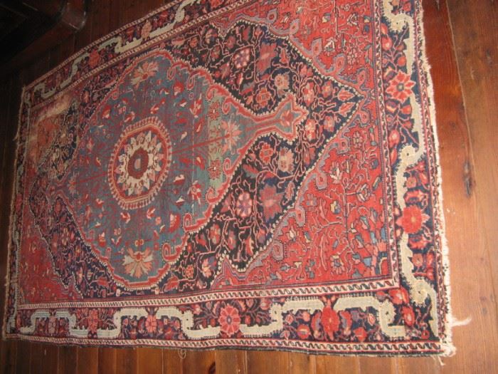                            One of the Persian rugs brought back 
                   from the 1943 WWII Eureka Conference in 
                                                   Teheran 
                                             