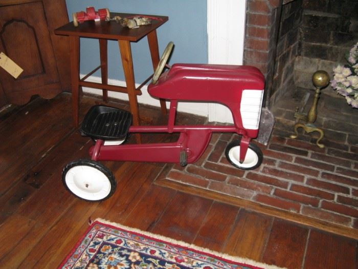                                  Antique toy tractor