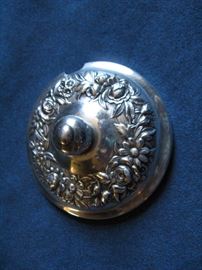               S. Kirk & Son Repousse sterling silver lid