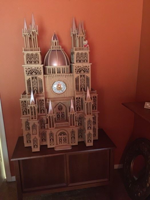 Taj Mahal hand made clock