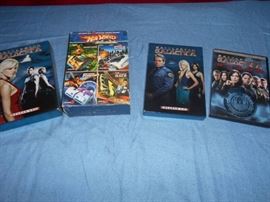 Battlestar Galactica and Hot Wheels DVD Set