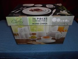 Bone China Service for 6 in a box