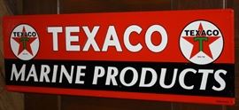Large Texaco Marine Products Sign