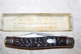 There is a nice selection of Pocket Knives including Buck, Schrade Walden, Camp King, Little Bandit and more