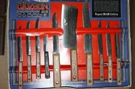Vintage Carbon Steel Knife set