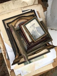 Old Photos and Art Deco frames