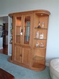 3 piece curio cabinet