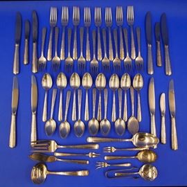Gorham "Camellia" Silver Set - 53 pcs, 48.70 (plus handles) troy oz. 