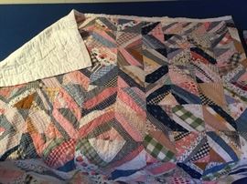 Scrappy Full Size Quilt - Great Condition