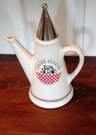 Caffe’ Italia Wine Decanter 7” tall.