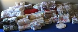 Assorted linens