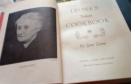 Inside of Mama Leone's Italian Cookbook