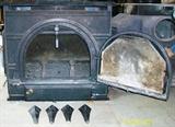 Cast Iron coal burning stove (2 working)