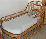 Bamboo chaise lounge
