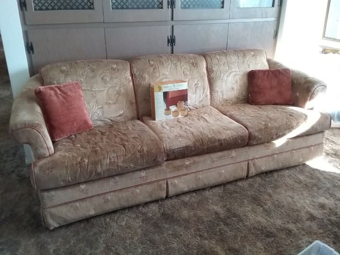 002 Velour Sofa