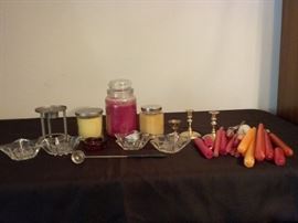 Candles and Holders