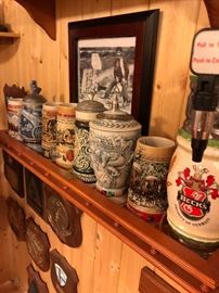 Huge Collection of Beer Steins From Germany