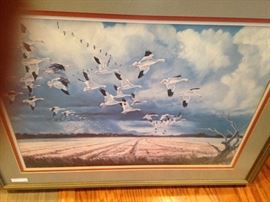 More duck framed art - signed and numbered