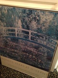 "Monet Years at Giverny" art poster . . . 