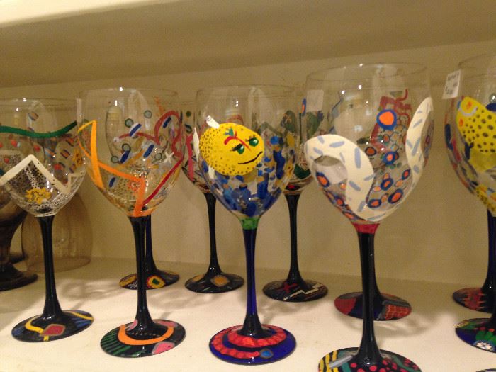 Hand painted glasses