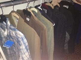 Men's shirts and jackets