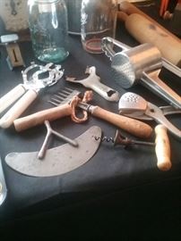 Variety of antique items