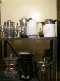 Lifetime drip coffee pot, Black and Decker coffee pot, baking items