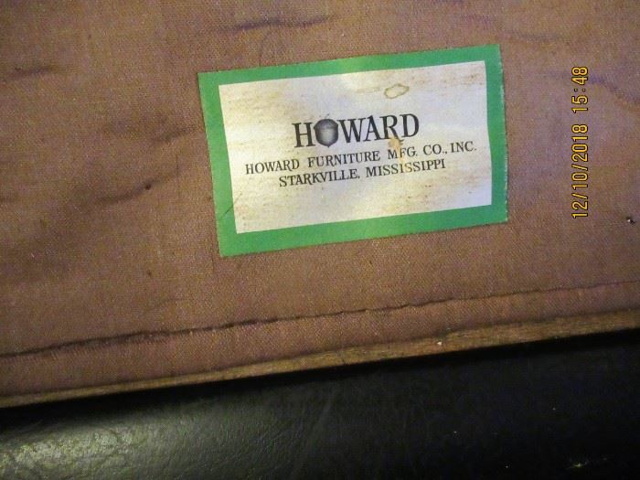 FURNITURE BY HOWARD FROM THE MID 40'S TO MID 50'S