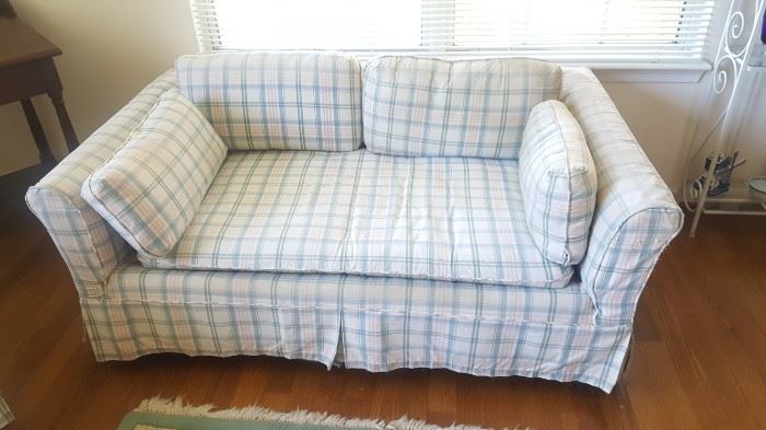 Loveseat with matching sofa