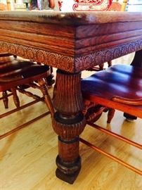 Detail of Farm Table