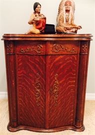 Antique Sewing Machine Cabinet