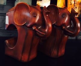 Elephant Bookends