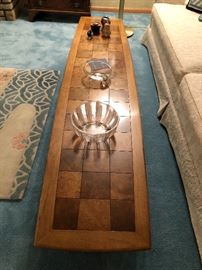 Tomlinson surfboard coffee table from The Sophisticate line, catalog design # 107