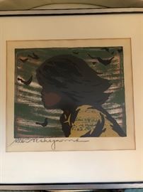 Tadashi Nakayama Girl In Wind 1956