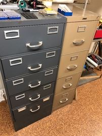 vintage file cabinets