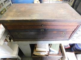 Antique Machinist Tool Chest