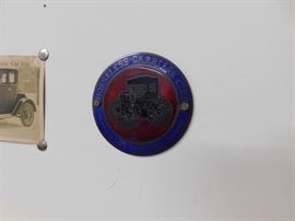 Horseless Carriage Enamel Badge