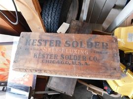 Old Kester Solder Box 