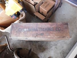 Old Columbia Baking Crate