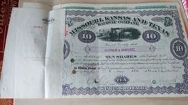 Old Stock Certificates