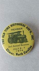 Steam Engine Related Pinback Buttons