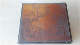 Old Printers Block(Antique Auto)