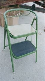 Green Step Stool Chair