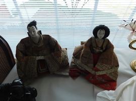 Pair of Japanese Dolls
